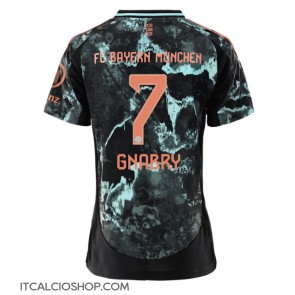 Bayern Munich Serge Gnabry #7 Seconda Maglia Femmina 2024-25 Manica Corta